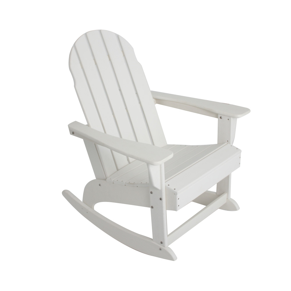 ADM011 White Patio szabadidő hintaszék - kültéri Adirondack szék